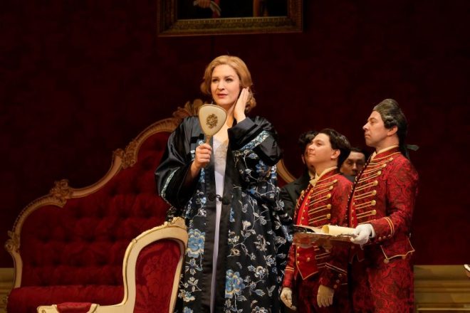 Richard Strauss: Der Rosenkavalier – Lise Davidsen (zdroj Metropolitní opera New York, foto Ken Howard)