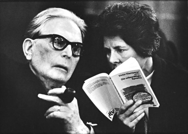 Otto Klemperer a Lotte Klemperer v roce 1970 (zdroj Stichting Otto Klemperer Film Foundation)
