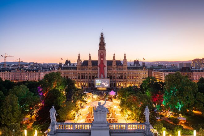 Filmfestival Rathausplatz (zdroj Stadt Wien Marketing, foto Johannes Wiedl)