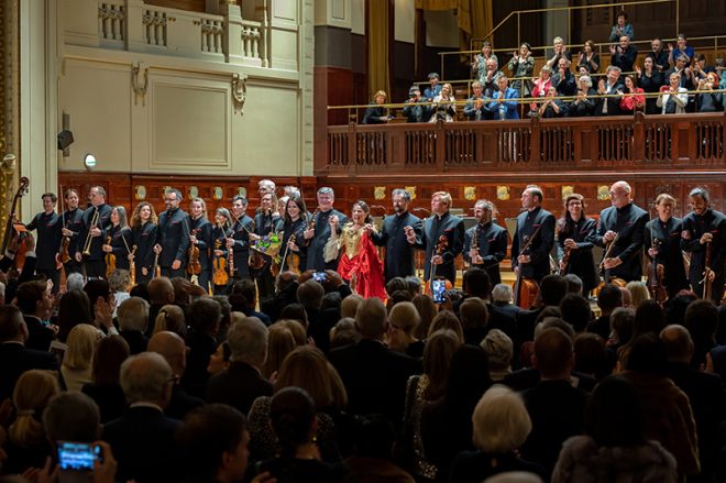 Cecilia Bartoli: Farinelli a jeho současníci, 7. května 2023 – Cecilia Bartoli, Les Musiciens du Prince a Gianluca Capuano (foto Petr Dyrc)