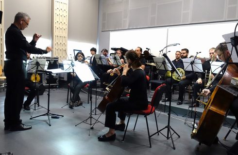 Brno Contemporary Orchestra: Fake a konfirmační zkreslení, 29. května 2023 – Pavel Šnajdr (foto Lucie Šnajdrová)