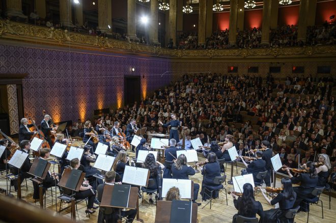 Pražské jaro, PKF – Prague Philharmonia & Oksana Lyniv, 28. května 2023 – Oksana Lyniv (foto Petra Hajská)