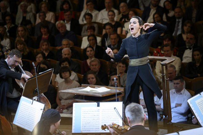 Pražské jaro, PKF – Prague Philharmonia & Oksana Lyniv, 28. května 2023 – Oksana Lyniv (foto Petra Hajská)