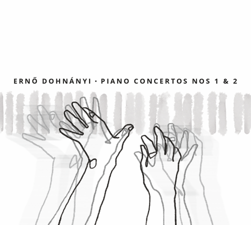 Ernő Dohnányi: Piano Concertos Nos. 1 & 2 – Přebal CD Státní filharmonie Košice (grafika Annamária Digoňová)