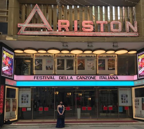 Anna Paulová – Teatro Ariston Sanremo (foto se souhlasem Anny Paulové)