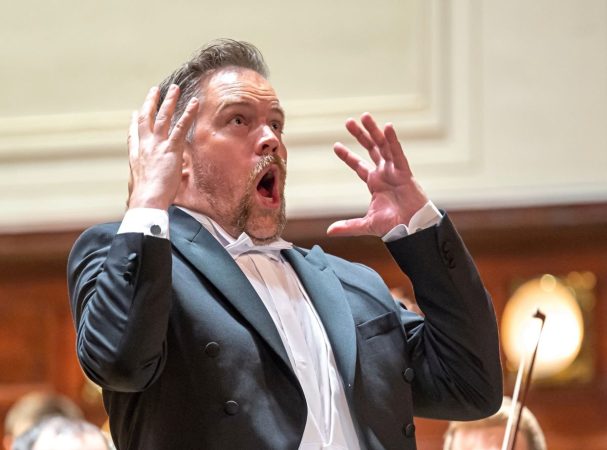 Carmina Burana: Audun Iversen, 14. června 2023 (zdroj Symfonický orchestr hl. m. Prahy FOK, foto Petr Dyrc)