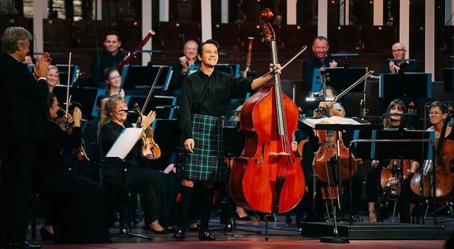 Indi Stivín a BBC Scottish Symphony Orchestra (zdroj Indi Stivín)