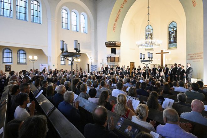 Ohňostroj vokální virtuozity, 6. září 2023, Evangelický Kristův kostel (zdroj Svatováclavský hudební festival)