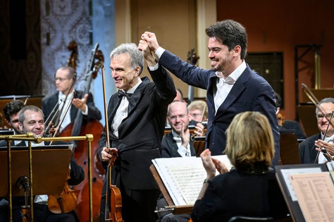 Dvořákova Praha, 10. září 2023, Rudolfinum – Gil Shaham, Lahav Shani a Israel Philharmonic Orchestra (foto Petra Hajská)