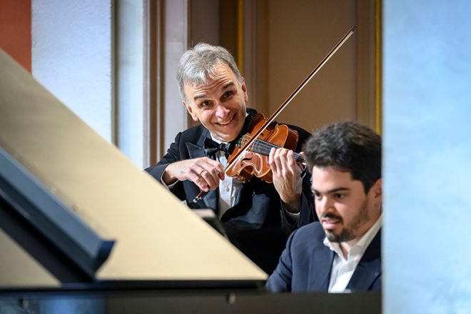 Dvořákova Praha, 10. září 2023, Rudolfinum – Gil Shaham a Lahav Shani (foto Petra Hajská)