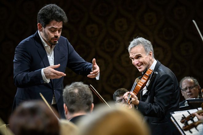 Dvořákova Praha, 10. září 2023, Rudolfinum – Lahav Shani a Gil Shaham (foto Petra Hajská)