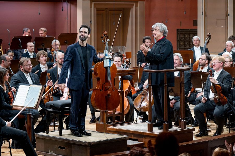 Pablo Ferrández, Semjon Byčkov, Česká filharmonie, 5. října 2023, Rudolfinum, Praha (zdroj Česká filharmonie)