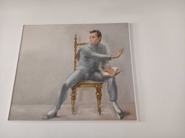 Obraz Pavla Šmoka v Domě tanečního umění v Braníku (foto archiv IPŠ)