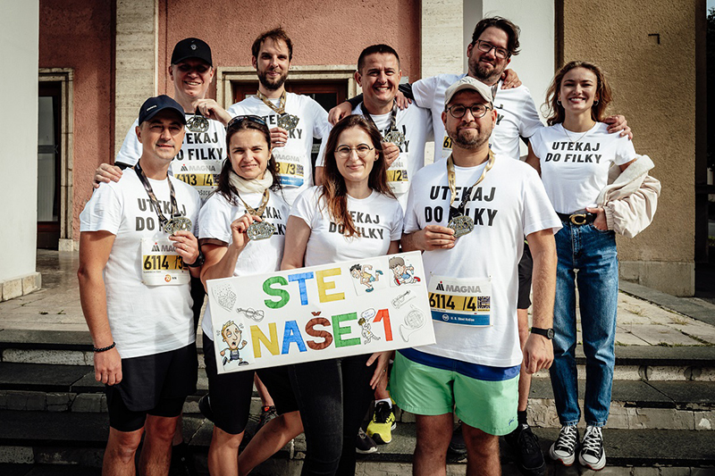 Štátna filharmónia Košice na Mezinárodním maratonu míru (foto Jaroslav Ľaš)