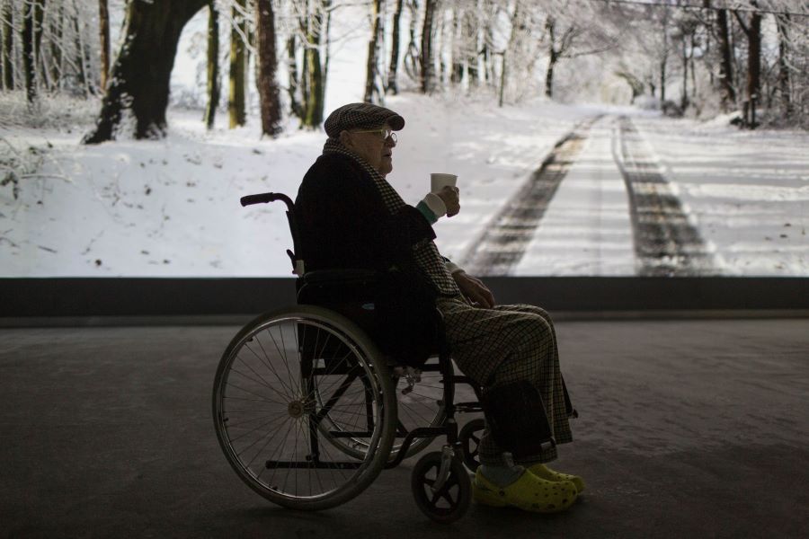 David Hockney (zdroj Lightroom, foto Justin Sutcliffe)