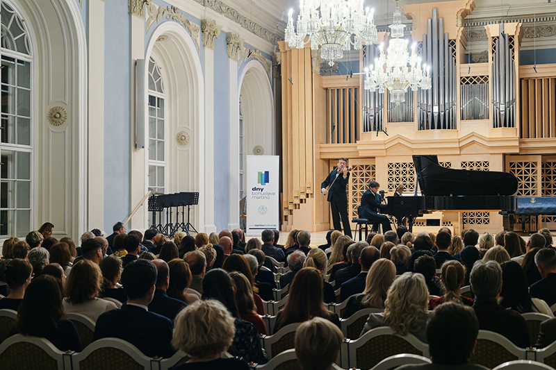 Dny Bohuslava Martinů: Ivan Ženatý & Miroslav Sekera, 29. listopadu 2023, Sál Martinů, Lichtenštejnský palác, Praha – Ivan Ženatý a Miroslav Sekera (foto Michal Romanovský)