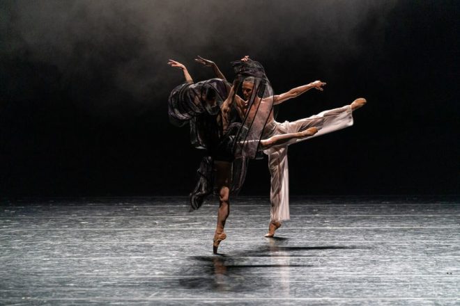 Balet SND – Two (Olga Chelpanova a Adrián Szelle, foto Juraj Žilinčár)