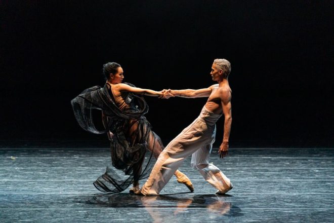 Balet SND – Two (Olga Chelpanova a Adrián Szelle, foto Juraj Žilinčár)