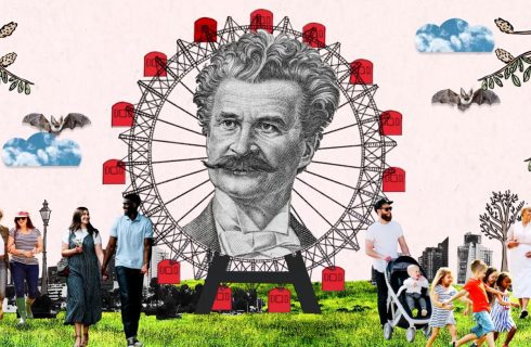 Grafika k Johann Strauss Festjahr 2025 (autorka Lena Zotti)