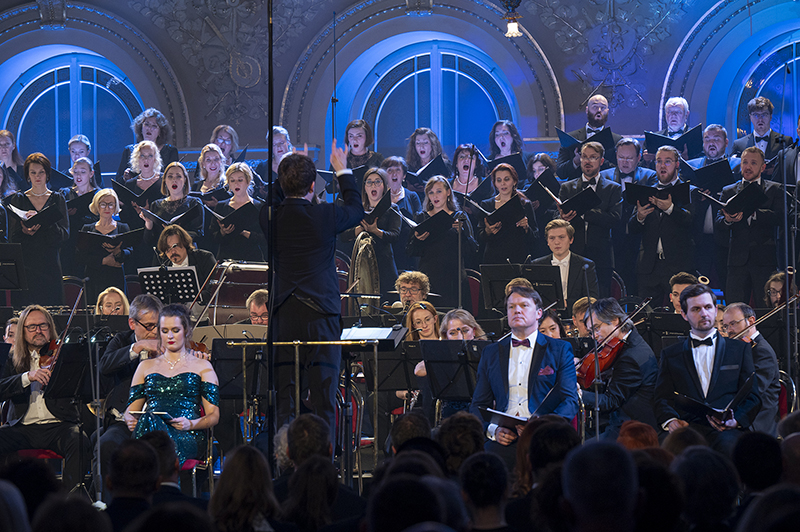 Pražský filharmonický sbor: Adventní koncert 21. prosince 2023, Palác Žofín (foto Petr Kadlec)