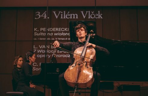 Vilém Vlček (zdroj International Krzysztof Penderecki Cello Competition, foto Piotr Markowski)
