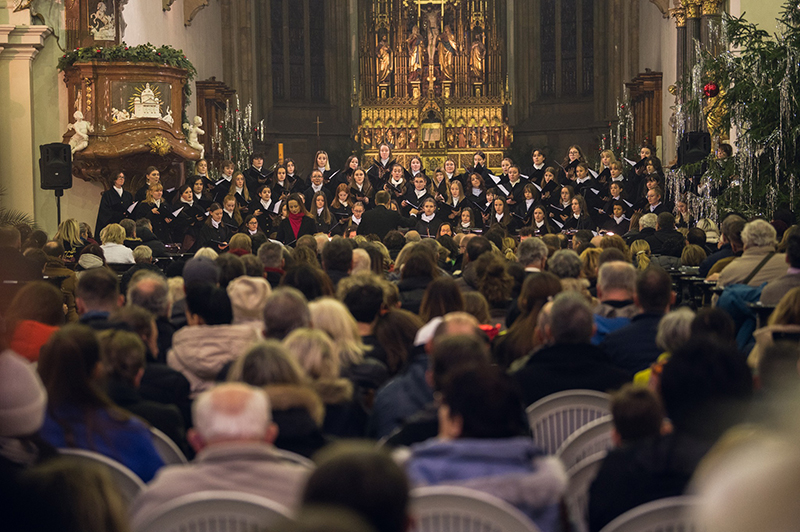 Tradiční vánoční koncert Kantilény, 25. prosince 2023, Katedrála svatého Petra a Pavla, Brno (foto Julian Veverica)