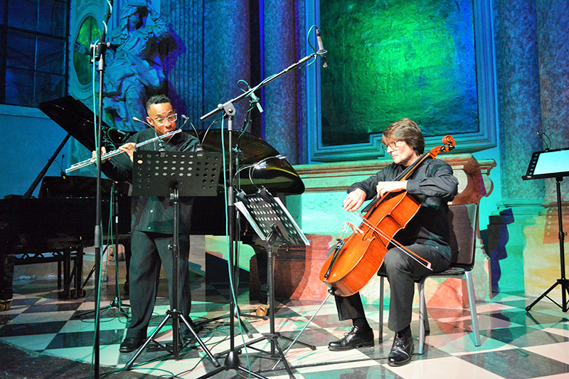 MusicOlomouc: Quasars Ensemble, 25. října 2023, Umělecké centrum Univerzity Palackého, Kaple Božího Těla (foto Petra Kožušníková)