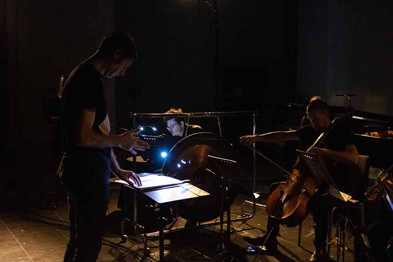 MusicOlomouc: Ensemble for New Music Tallinn, 29. října 2023, Umělecké centrum Univerzity Palackého, Atrium (foto Nikita Iskra)