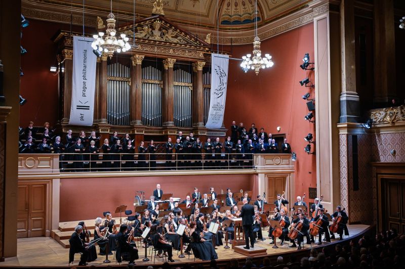 Luigi Cherubini: Requiem – Pražský filharmonický sbor, PKF – Prague Philharmonia, Emmanuel Villaume, 14. ledna 2024 (foto Ivan Malý)
