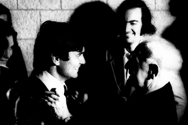 Odile & Eugen Indjic a Arthur Rubinstein v roce 1974 (foto se souhlasem Odile Indjic)