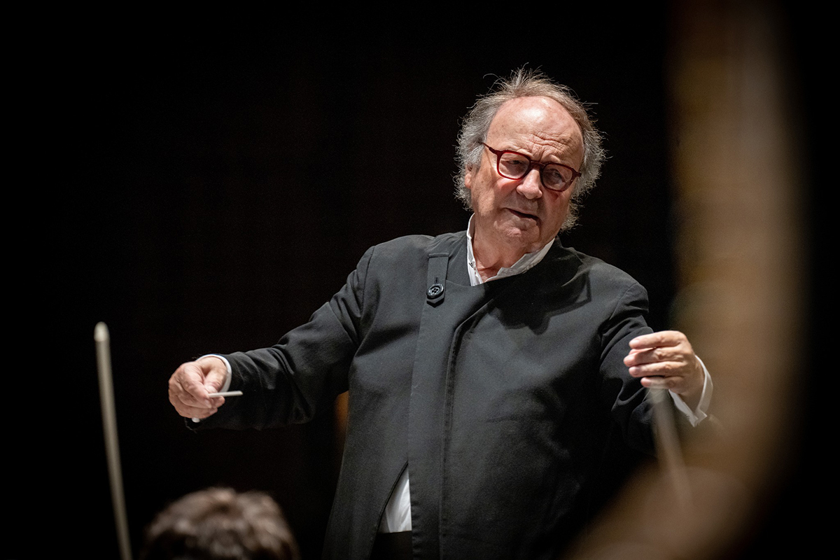 Filharmonie Brno: Bedřich Smetana 200, 28. února 2024, Janáčkovo divadlo, Brno – Michel Tabachnik (foto Jakub Joch)