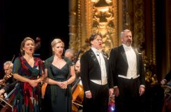 Smetana Gala: Alžběta Poláčková, Michaela Zajmi, Aleš Briscein, František Zahradníček, 2. března 2024, Národní divadlo, Praha (zdroj Národní divadlo, foto Vojtěch Brtnický)