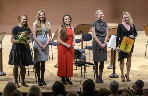 Předávání Ceny Českého spolku pro komorní hudbu – Kalabis Quintet, 22. dubna 2024 (foto Petra Hajská)