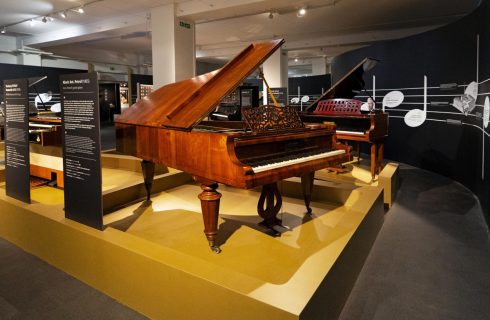 Výstava ke 160. výročí královéhradecké firmy Petrof, Národní technické muzeum, Praha (zdroj Národní technické muzeum)
