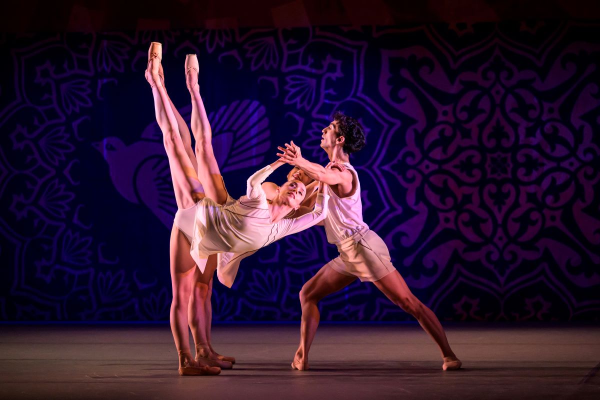 Balet Národního divadla moravskoslezského: Rapsodie Bohemia – Heatscape (Maria Lovero, Francesco Fasano, foto Serghei Gherciu)