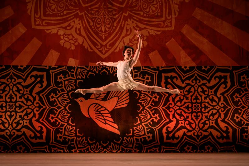 Balet NDM, Rapsodie Bohemia – Heatscape (Sachiya Takata, foto Serghei Gherciu)