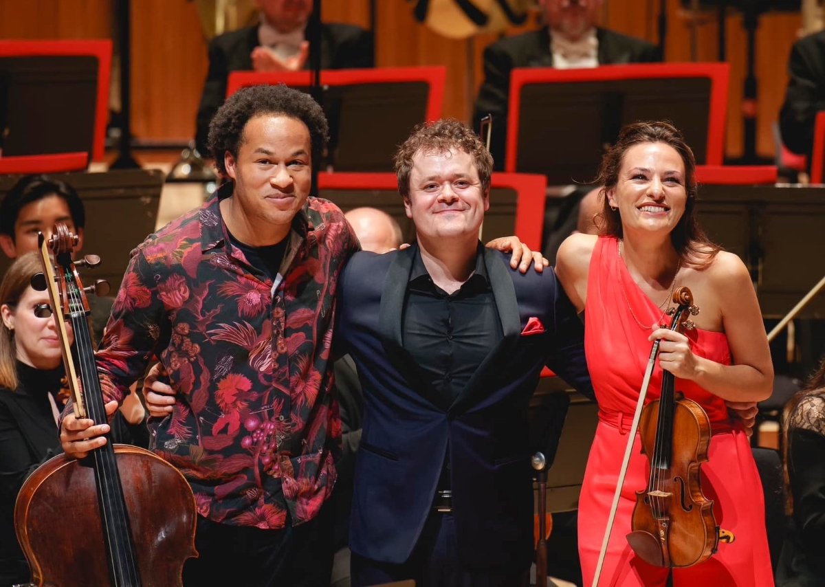 Sheku Kanneh-Mason, Benjamin Grosvenor, Nicola Benedetti (zdroj Benjamin Grosvenor)