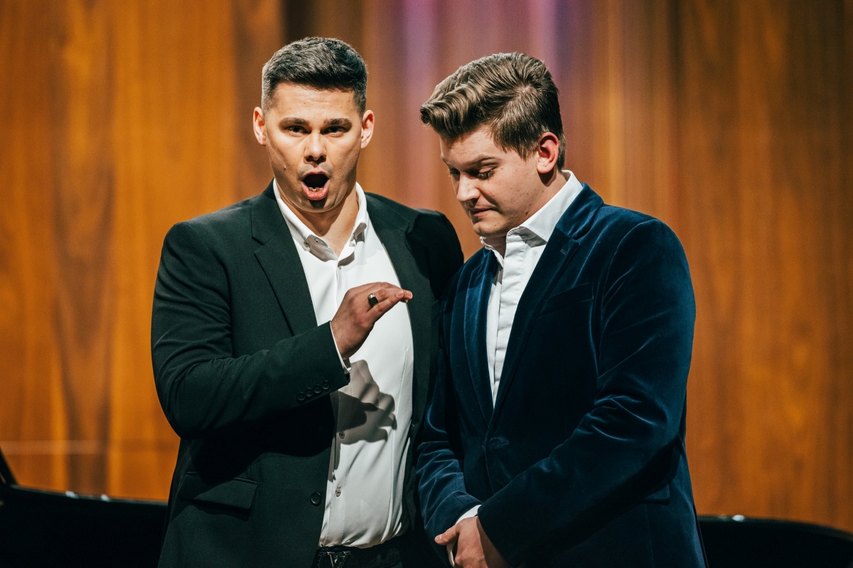 Daniel Kfelíř, Daniel Matoušek, 24. dubna 2024, Dům hudby, Plzeň (zdroj Plzeňská filharmonie, foto Ondřej Pastor)