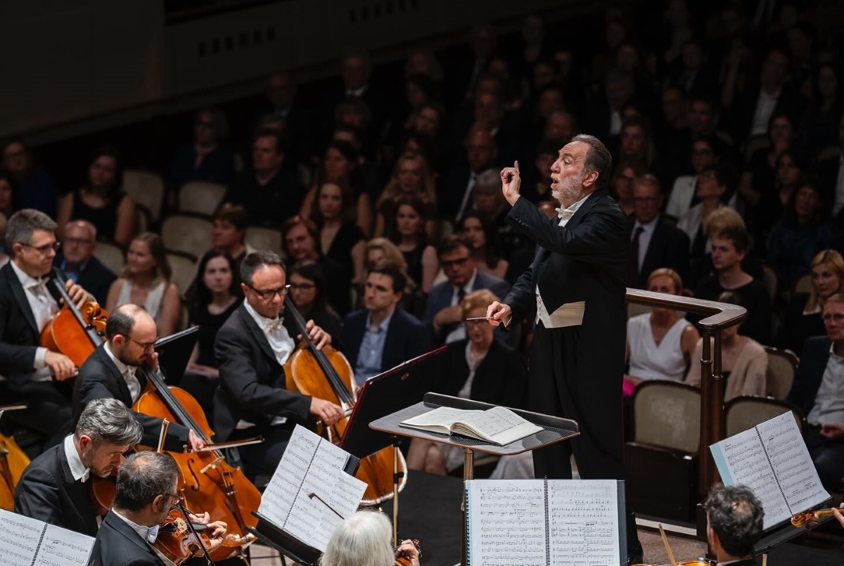 Pražské jaro: Riccardo Chailly, Filarmonica della Scala, 20. května 2024, Obecní dům, Praha (zdroj Pražské jaro, foto Milan Mošna)