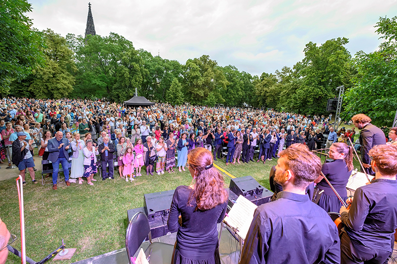 Symfonický orchestr hl. m. Prahy FOK: Má vlast na Vyšehradě, 19. června 2024, Vyšehradské sady (foto Petr Dyrc)