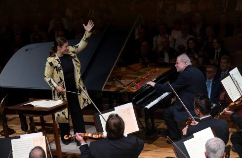 Dalia Stasevska, Emanuel Ax, Česká filharmonie, 20. června 2024, Rudolfinum, Praha (zdroj Česká filharmonie)
