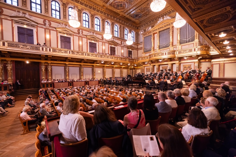 Janáčkova filharmonie Ostrava ve Zlatém sále, Musikverein, Vídeň, 25. června 2024 (zdroj Janáčkova filharmonie Ostrava, foto Martin Kusyn)