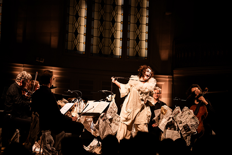 Kammerkonzert: Pierrot Lunaire, 16. června 2024, Wiener Konzerthaus, Mozart-Saal – Patricia Kopatchinskaja (foto Julia Wesely)