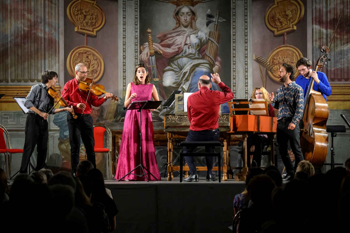 Os Músicos do Tejo: Fantasia portuguesa, 29. července 2024, Letní slavnosti staré hudby, Zámek Troja, Praha (zdroj Letní slavnosti staré hudby, foto Petra Hajská)