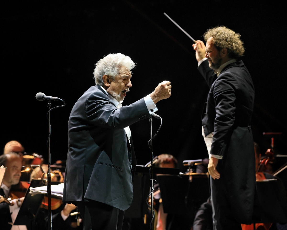 Plácido Domingo, Tomáš Brauner, 13. července 2024, Festlival Krumlov (zdroj Festival Krumlov)