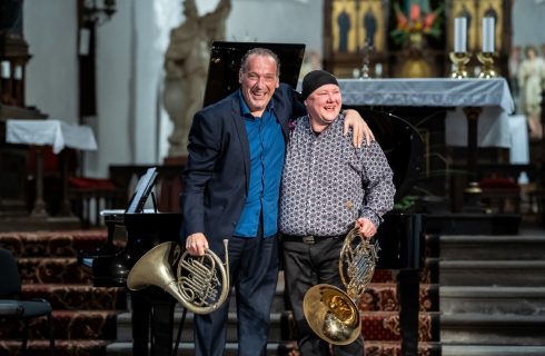 Luca Benucci, Zuzana Rzounková (zdroj Za poklady Broumovska)