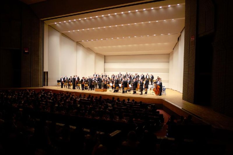 Symfonický orchestr Českého rozhlasu v Japonsku v roce 2018 ( foto Ondřej Melecký)