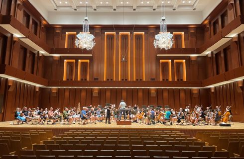 Symfonický orchestr Českého rozhlasu, Fukuoka (foto Eliška Kratěnová)