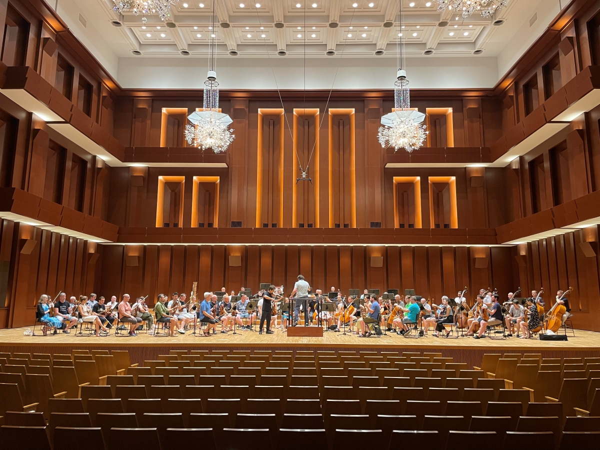 Symfonický orchestr Českého rozhlasu, Fukuoka (foto Eliška Kratěnová)