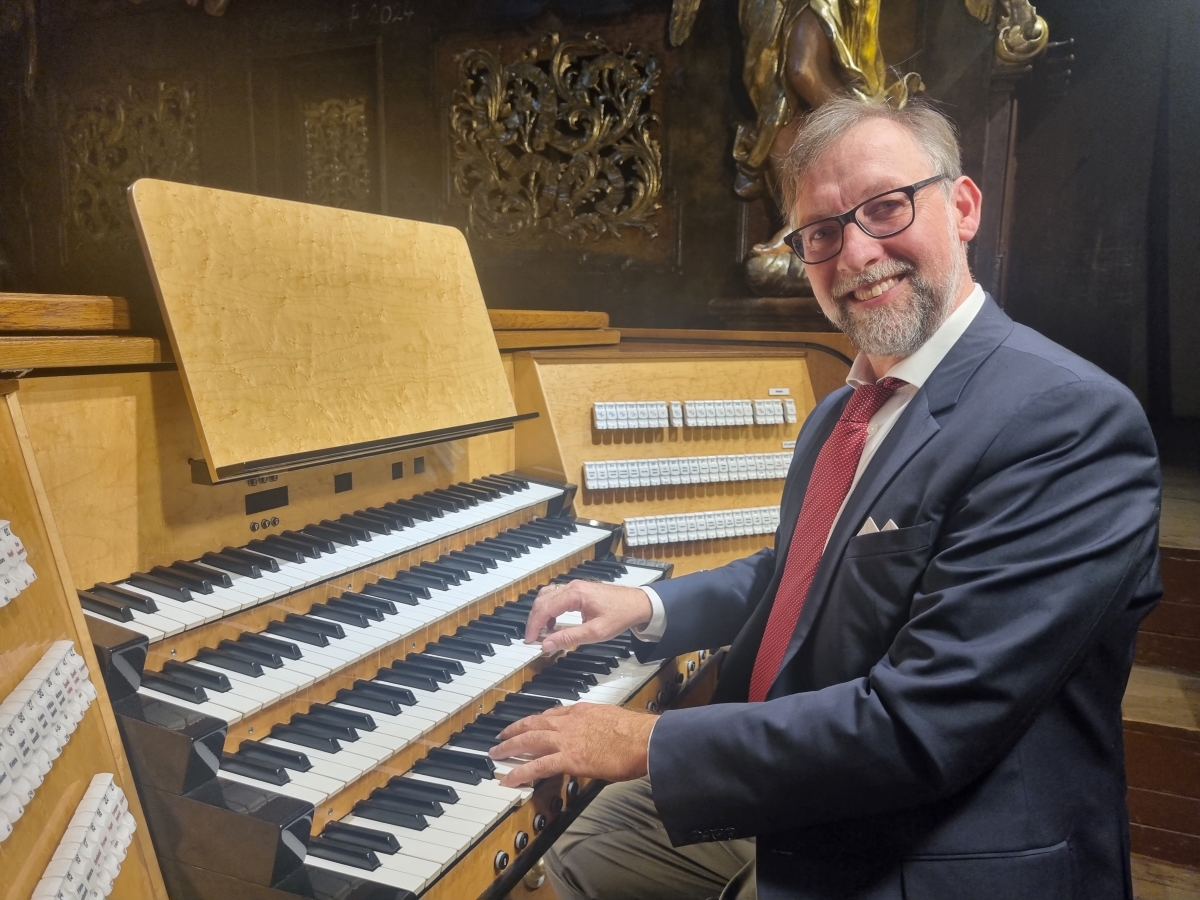 Mezinárodní varhanní festival: Dánské preludium – Jakob Lorentzen, 12. září 2024, bazilika sv. Jakuba (foto Zdeněk Chrapka)